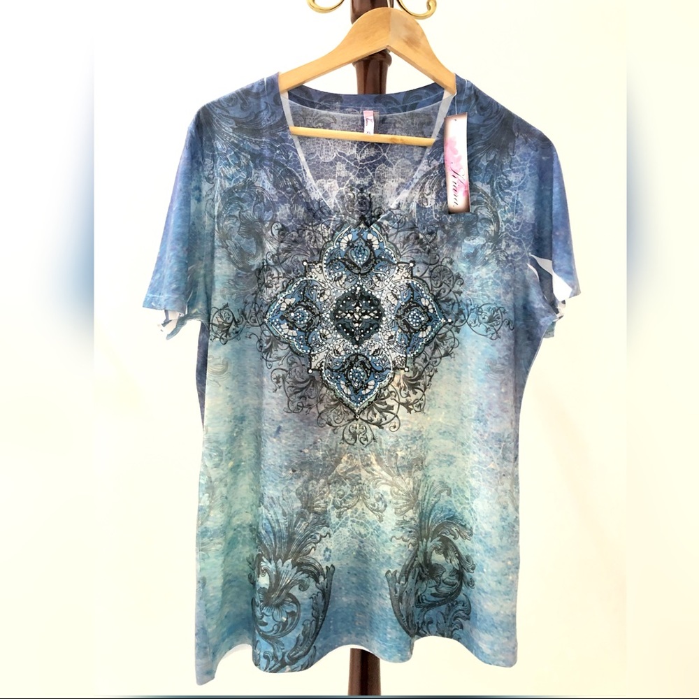 KIARA T-SHIRT WITH GEMS